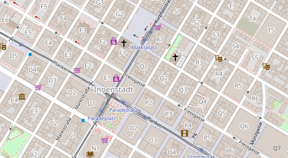 Praxis auf Satellitenbild