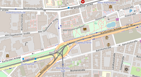 Praxis auf Satellitenbild