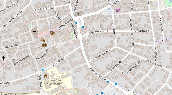 Praxis auf Satellitenbild