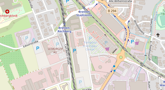 Praxis auf Satellitenbild