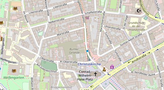 Praxis auf Satellitenbild