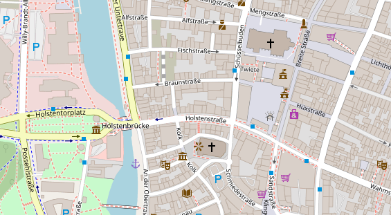 Praxis auf Satellitenbild