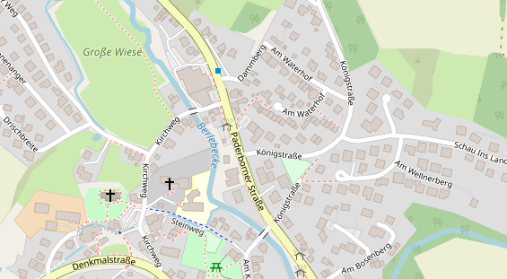 Praxis auf Satellitenbild