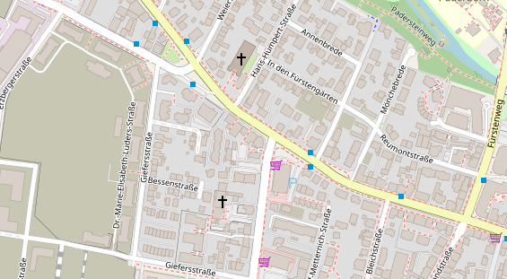 Praxis auf Satellitenbild