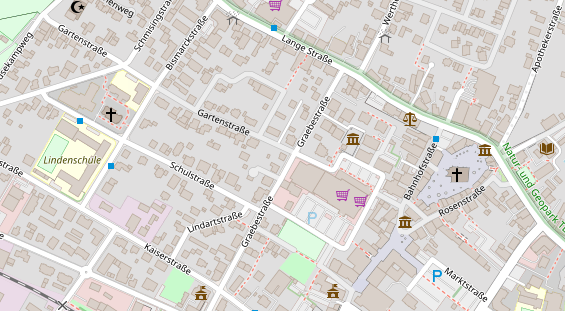 Praxis auf Satellitenbild