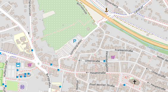 Praxis auf Satellitenbild