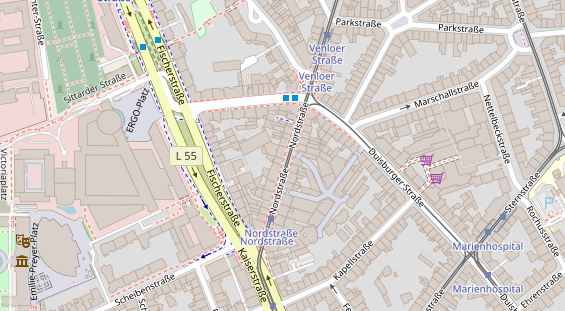 Praxis auf Satellitenbild