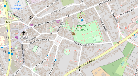 Praxis auf Satellitenbild