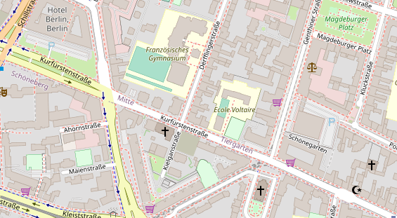 Praxis auf Satellitenbild