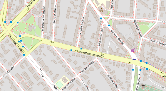 Praxis auf Satellitenbild