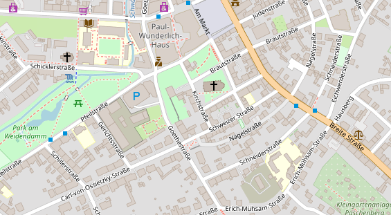 Praxis auf Satellitenbild