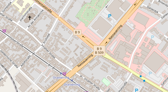 Praxis auf Satellitenbild