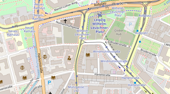 Praxis auf Satellitenbild