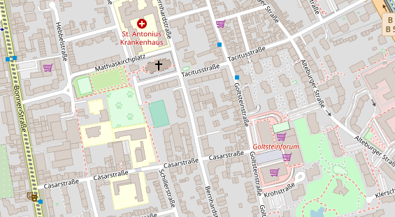 Praxis auf Satellitenbild