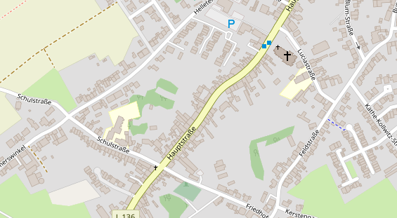 Praxis auf Satellitenbild