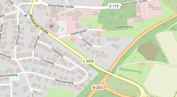 Praxis auf Satellitenbild