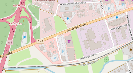 Praxis auf Satellitenbild