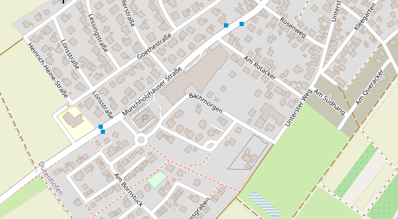 Praxis auf Satellitenbild