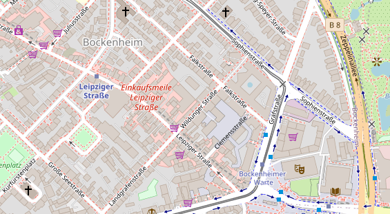 Praxis auf Satellitenbild