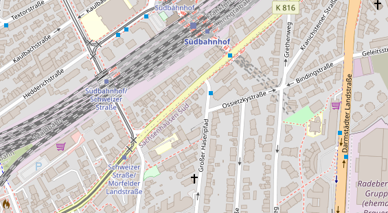 Praxis auf Satellitenbild