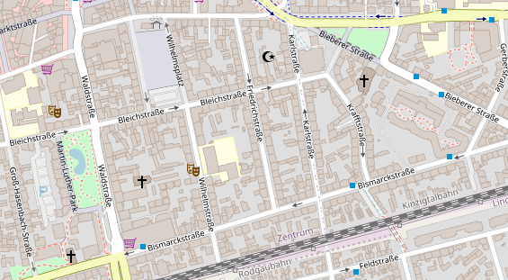 Praxis auf Satellitenbild