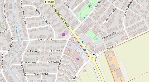 Praxis auf Satellitenbild