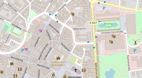 Praxis auf Satellitenbild