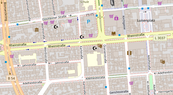 Praxis auf Satellitenbild