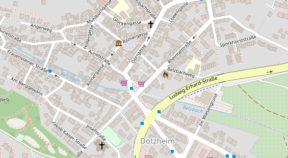 Praxis auf Satellitenbild