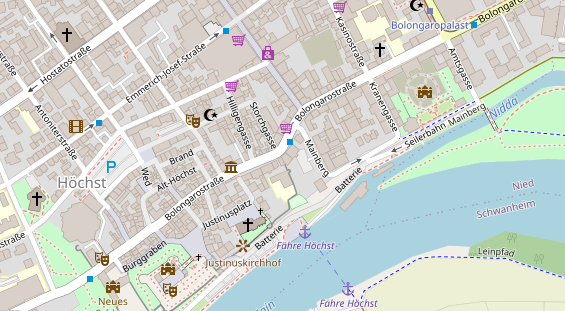 Praxis auf Satellitenbild